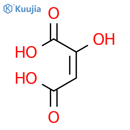 2-Butenedioic acid, 2-hydroxy- structure