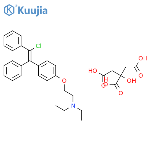 Zuclomiphene citrate structure