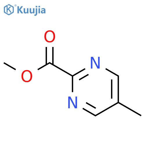 Methyl 5-methylpyrimidine-2-carboxylate structure