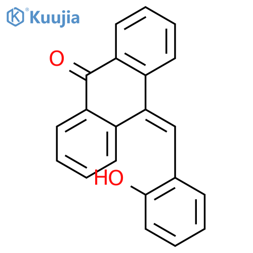 9(10H)-Anthracenone, 10-[(2-hydroxyphenyl)methylene]- structure