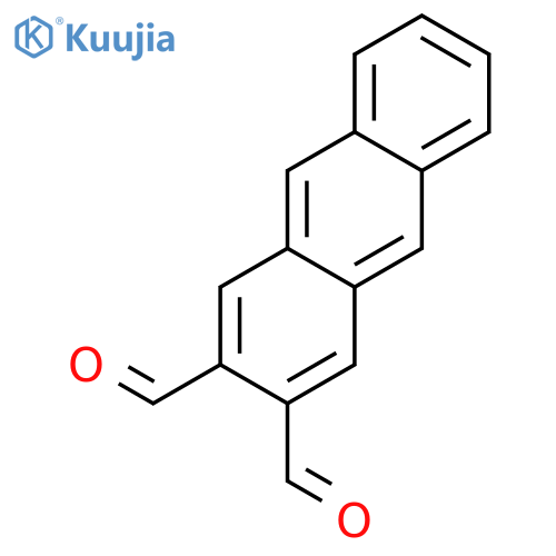 2,3-Anthracenedicarboxaldehyde structure