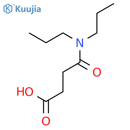 3-(dipropylcarbamoyl)propanoic Acid structure