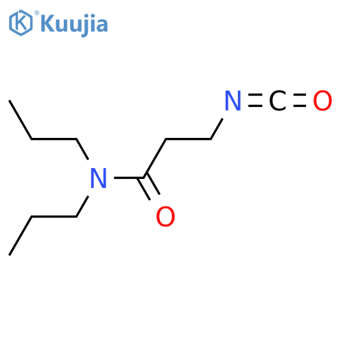 PROPANAMIDE, 3-ISOCYANATO-N,N-DIPROPYL- structure
