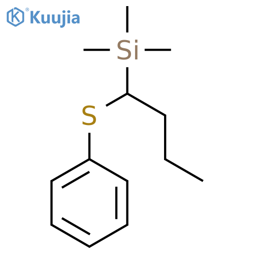 SILANE, TRIMETHYL[1-(PHENYLTHIO)BUTYL]- structure