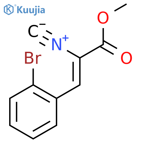 2-Propenoic acid, 3-(2-bromophenyl)-2-isocyano-, methyl ester, (2Z)- structure