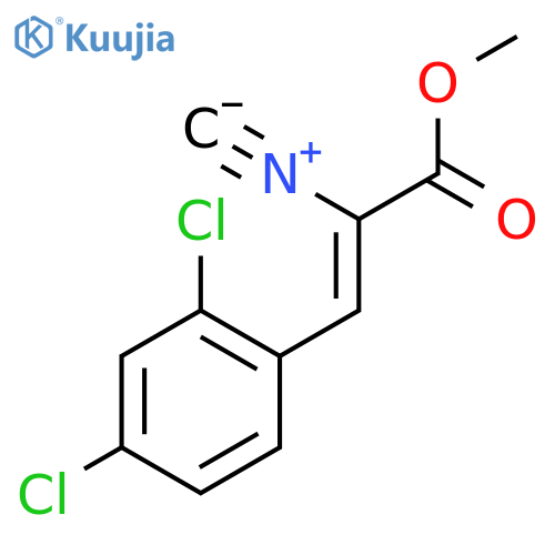 2-Propenoic acid, 3-(2,4-dichlorophenyl)-2-isocyano-, methyl ester, (Z)- structure