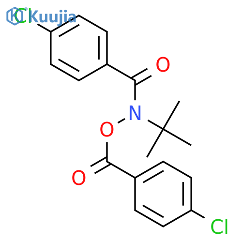 Benzamide, 4-chloro-N-[(4-chlorobenzoyl)oxy]-N-(1,1-dimethylethyl)- structure
