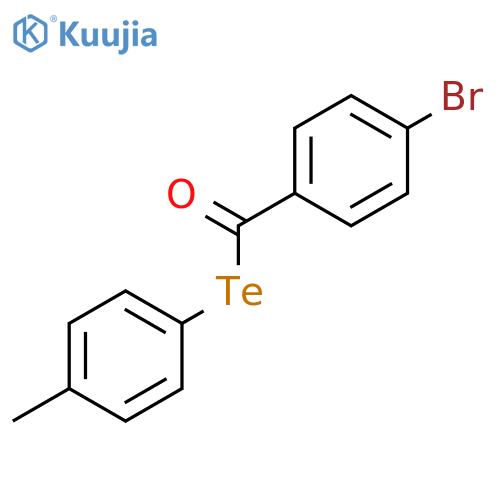 Benzenecarbotelluroic acid, 4-bromo-, Te-(4-methylphenyl) ester structure