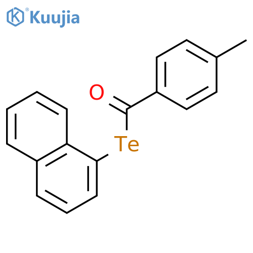 Benzenecarbotelluroic acid, 4-methyl-, Te-1-naphthalenyl ester structure