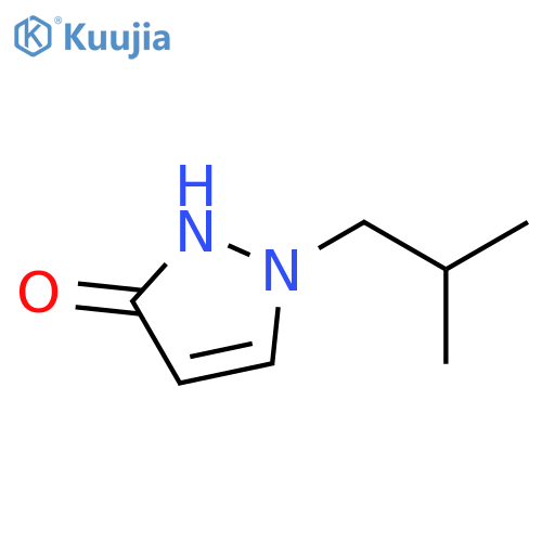 1-(2-methylpropyl)-1H-pyrazol-3-ol structure