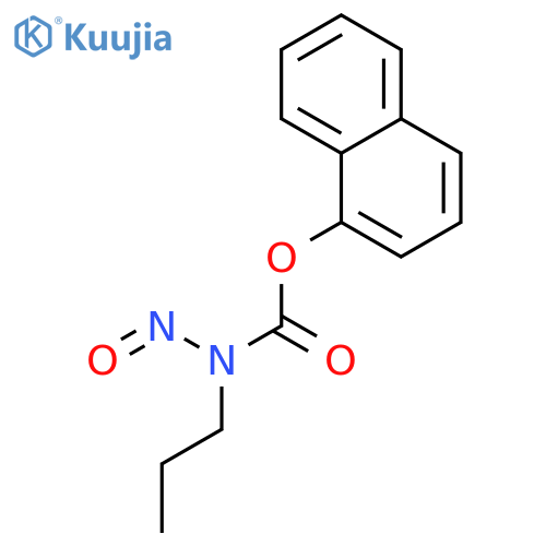 Carbamic acid,nitrosopropyl-, 1-naphthalenyl ester (9CI) structure