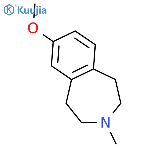 7-Methoxy-3-methyl-2,3,4,5-tetrahydro-1H-benzo[d]azepine structure