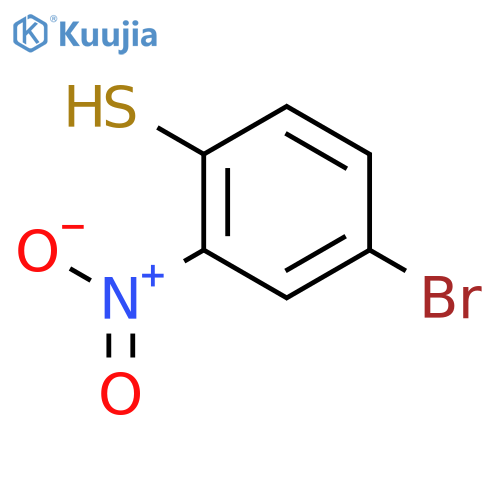 4-Bromo-2-nitrobenzenethiol structure