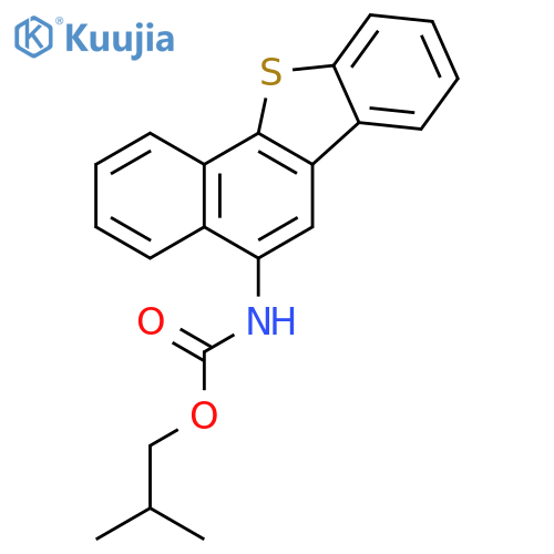 CARBAMIC ACID, BENZO[B]NAPHTHO[2,1-D]THIEN-5-YL-, 2-METHYLPROPYL ESTER structure