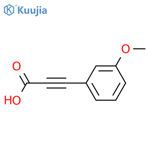 3-(3-methoxyphenyl)prop-2-ynoic acid structure