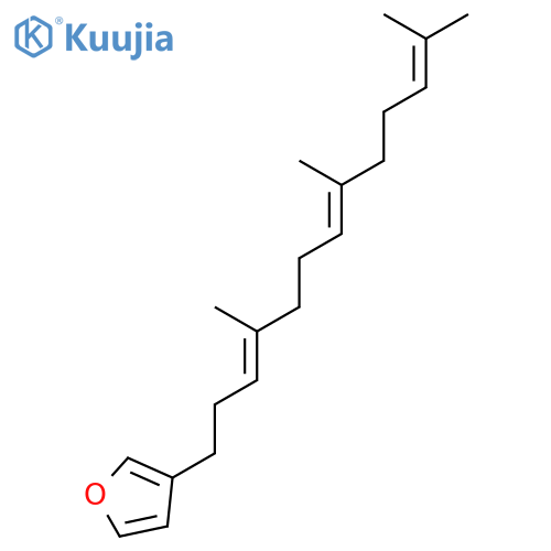 (6E,10E)-13-(3-Furyl)-2,6,10-trimethyl-2,6,10-tridecatrien structure