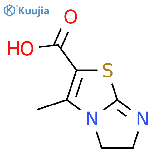 3-methyl-5,6-dihydroimidazo2,1-bthiazole-2-carboxylic acid structure