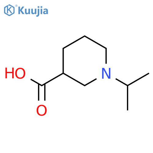 1-Isopropylpiperidine-3-carboxylic acid structure