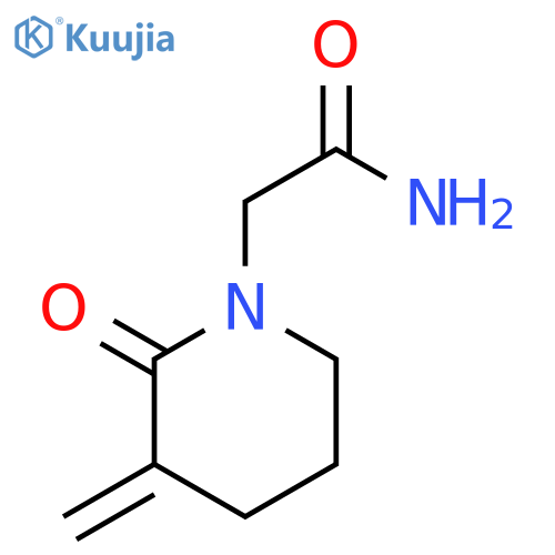 3-methylene-2-oxo-1-Piperidineacetamide structure