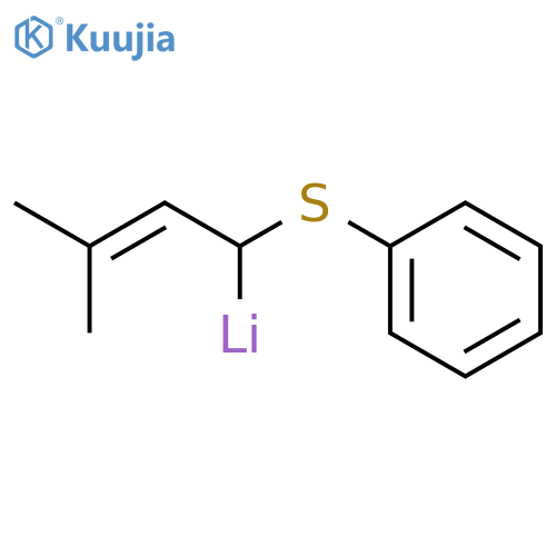 LITHIUM, [3-METHYL-1-(PHENYLTHIO)-2-BUTENYL]- structure