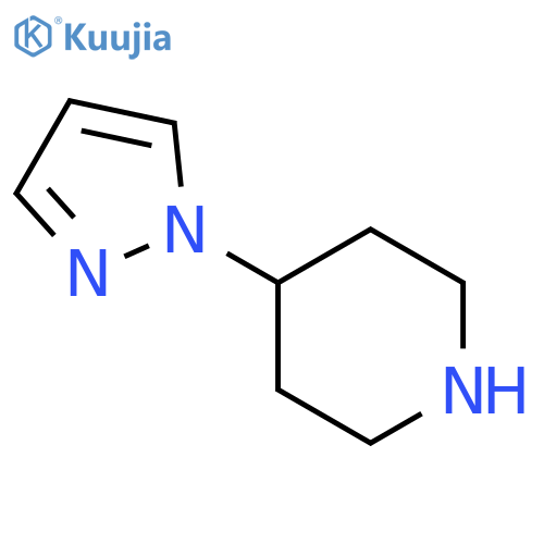 4-(1H-Pyrazol-1-yl)piperidine structure