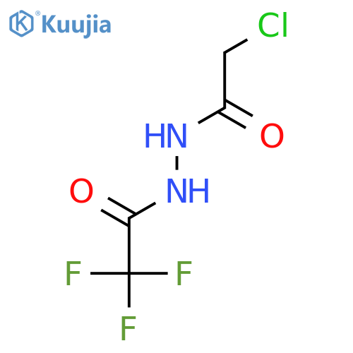 2-chloro-N'-(2,2,2-trifluoroacetyl)acetohydrazide structure
