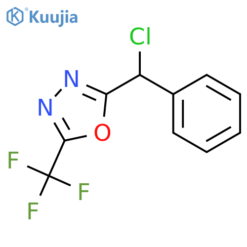 1,3,4-OXADIAZOLE, 2-(CHLOROPHENYLMETHYL)-5-(TRIFLUOROMETHYL)- structure