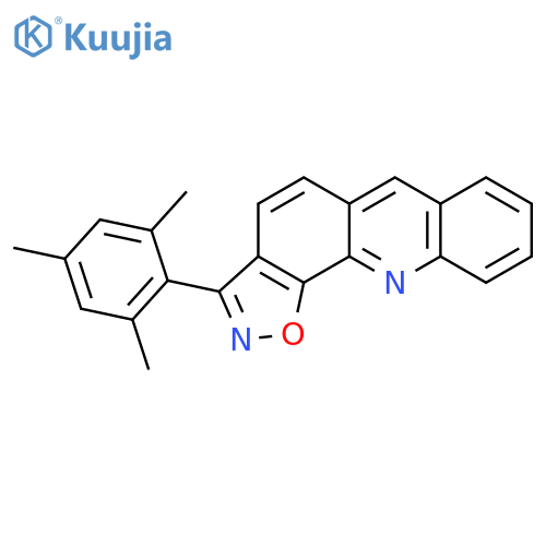 ISOXAZOLO[4,5-C]ACRIDINE, 3-(2,4,6-TRIMETHYLPHENYL)- structure