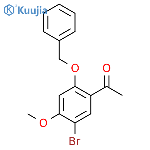 1-(2-(Benzyloxy)-5-bromo-4-methoxyphenyl)ethanone structure