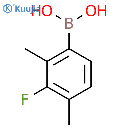 Boronic acid, (3-fluoro-2,4-dimethylphenyl)- structure