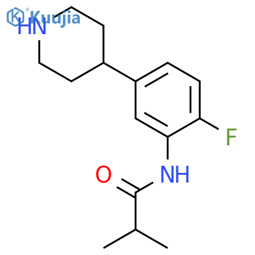 PROPANAMIDE, N-[2-FLUORO-5-(4-PIPERIDINYL)PHENYL]-2-METHYL- structure