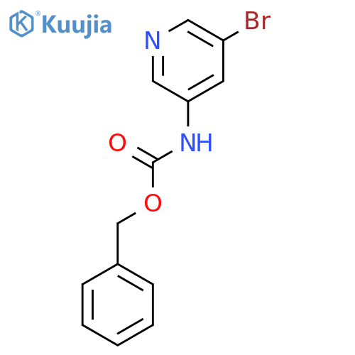 Benzyl 5-bromopyridin-3-ylcarbamate structure
