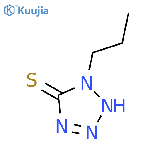 5H-Tetrazole-5-thione, 1,2-dihydro-1-propyl- structure