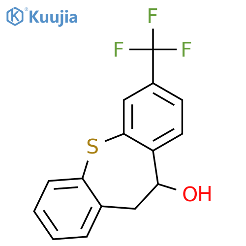 Dibenzo[b,f]thiepin-10-ol, 10,11-dihydro-7-(trifluoromethyl)- structure