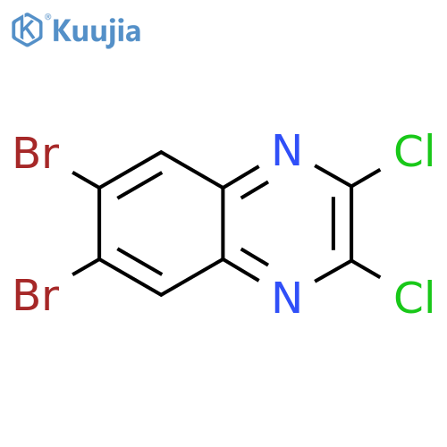 6,7-Dibromo-2,3-dichloroquinoxaline structure
