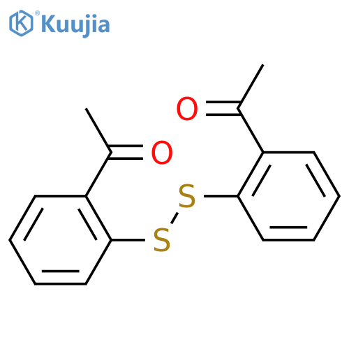 Ethanone, 1,1'-(dithiodi-2,1-phenylene)bis- structure