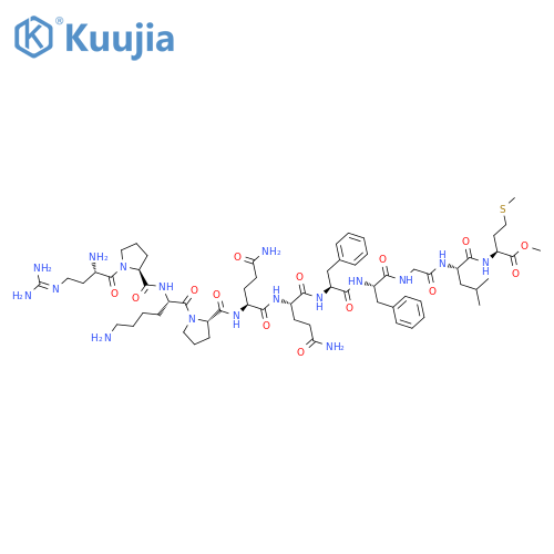 Substance P,11-L-methionine-, methyl ester structure