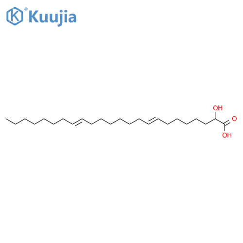 8,16-Tetracosadienoic acid, 2-hydroxy- structure