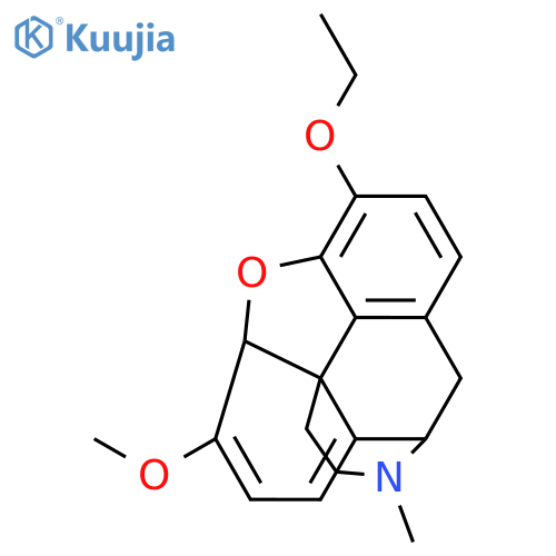(5alpha)-3-ethoxy-6-methoxy-17-methyl-6,7,8,14-tetradehydro-4,5-epoxymorphinan structure