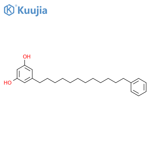 5-(12'-phenyldodecyl)resorcinol structure