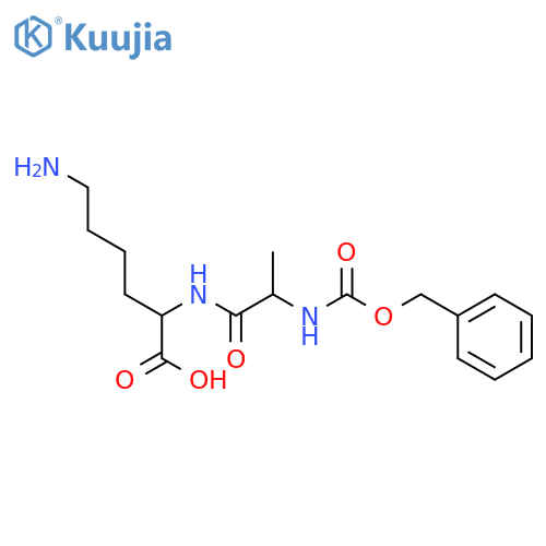 Z-Ala-Lys-OH structure