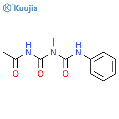 Acetamide,N-[[methyl[(phenylamino)carbonyl]amino]carbonyl]- structure