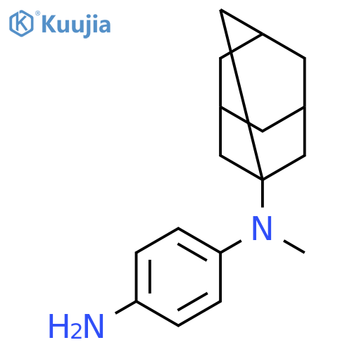 1,4-BENZENEDIAMINE, N-METHYL-N-TRICYCLO[3.3.1.13,7]DEC-1-YL- structure