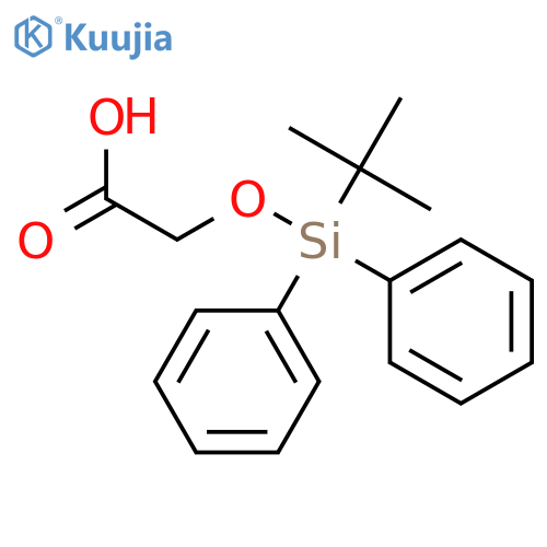 2-(tert-Butyldiphenylsilyl)oxyacetic Acid structure