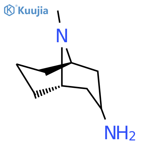 exo-9-methyl-9-azabicyclo[3.3.1]nonan-3-amine structure