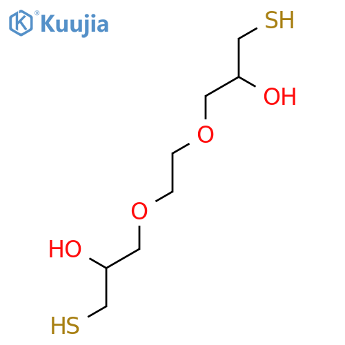 2-Propanol, 1,1'-[1,2-ethanediylbis(oxy)]bis[3-mercapto- structure