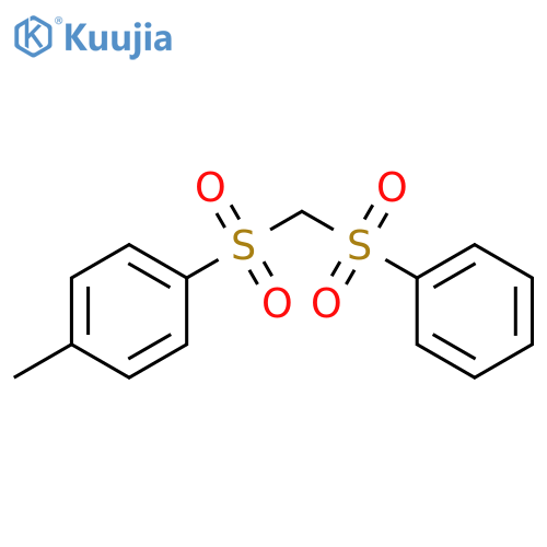 Benzene, 1-methyl-4-[[(phenylsulfonyl)methyl]sulfonyl]- structure