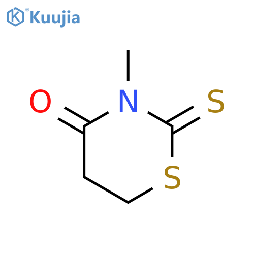 3-methyl-2-thioxo-1,3-thiazinan-4-one structure