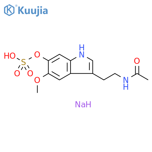 6-Sulfatoxy Melatonin Sodium Salt structure
