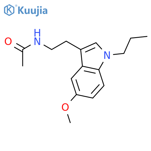 ACETAMIDE, N-[2-(5-METHOXY-1-PROPYL-1H-INDOL-3-YL)ETHYL]- structure